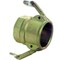 Mortar hose coupling female part with internal thread